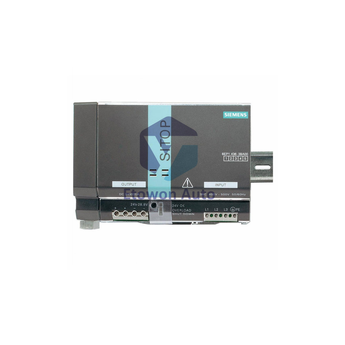 6EP1436-3BA00 Siemens 3-Phase 24V/20A Power Supply