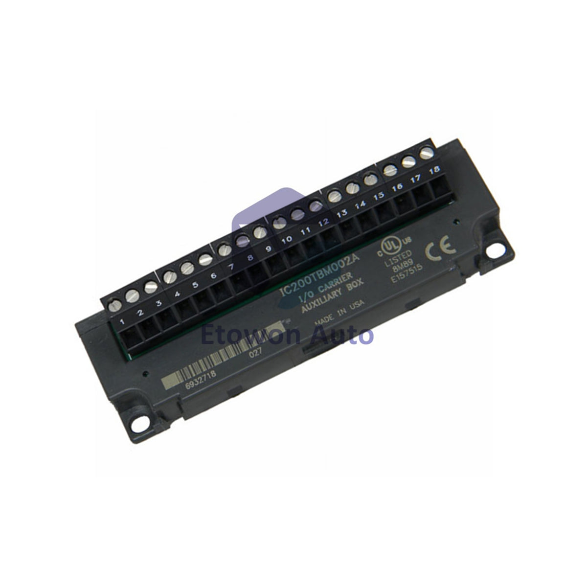 Tira de terminales de entrada/salida GE Fanuc IC200TBM002 | Auxiliar Versamax