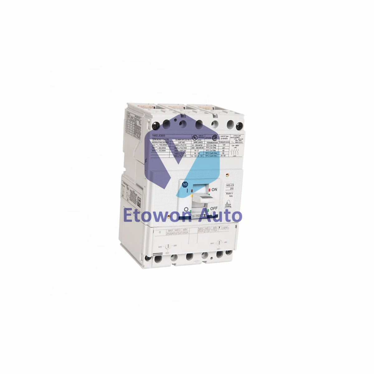 140G-G2C3-C15 Allen-Bradley MCCB 800V Insulation 8kV Impulse