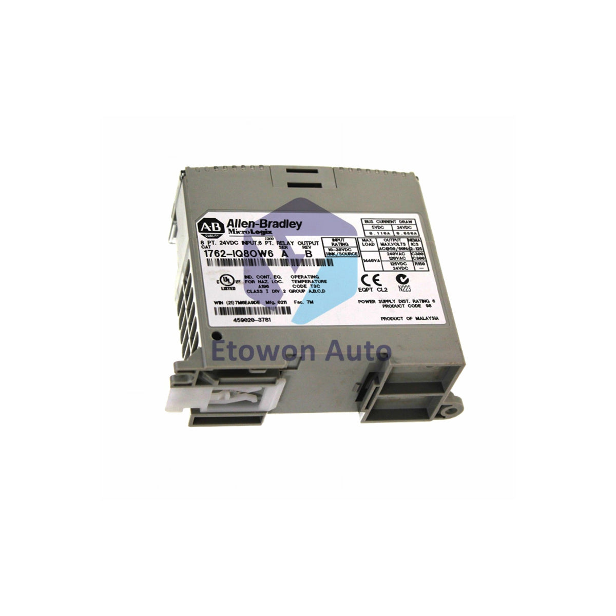 1762-IQ8OW6 Allen-Bradley 8 Input 6 Relay Output Module