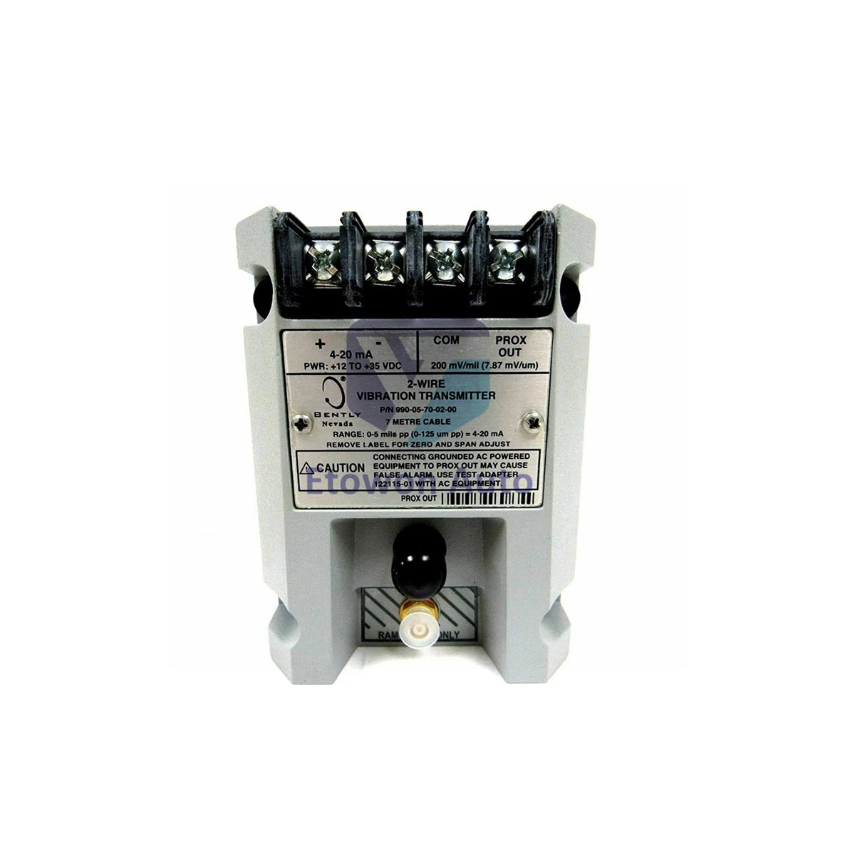 Transmisor de Vibración de 2 Hilos Bently Nevada 990-05-50-01-05