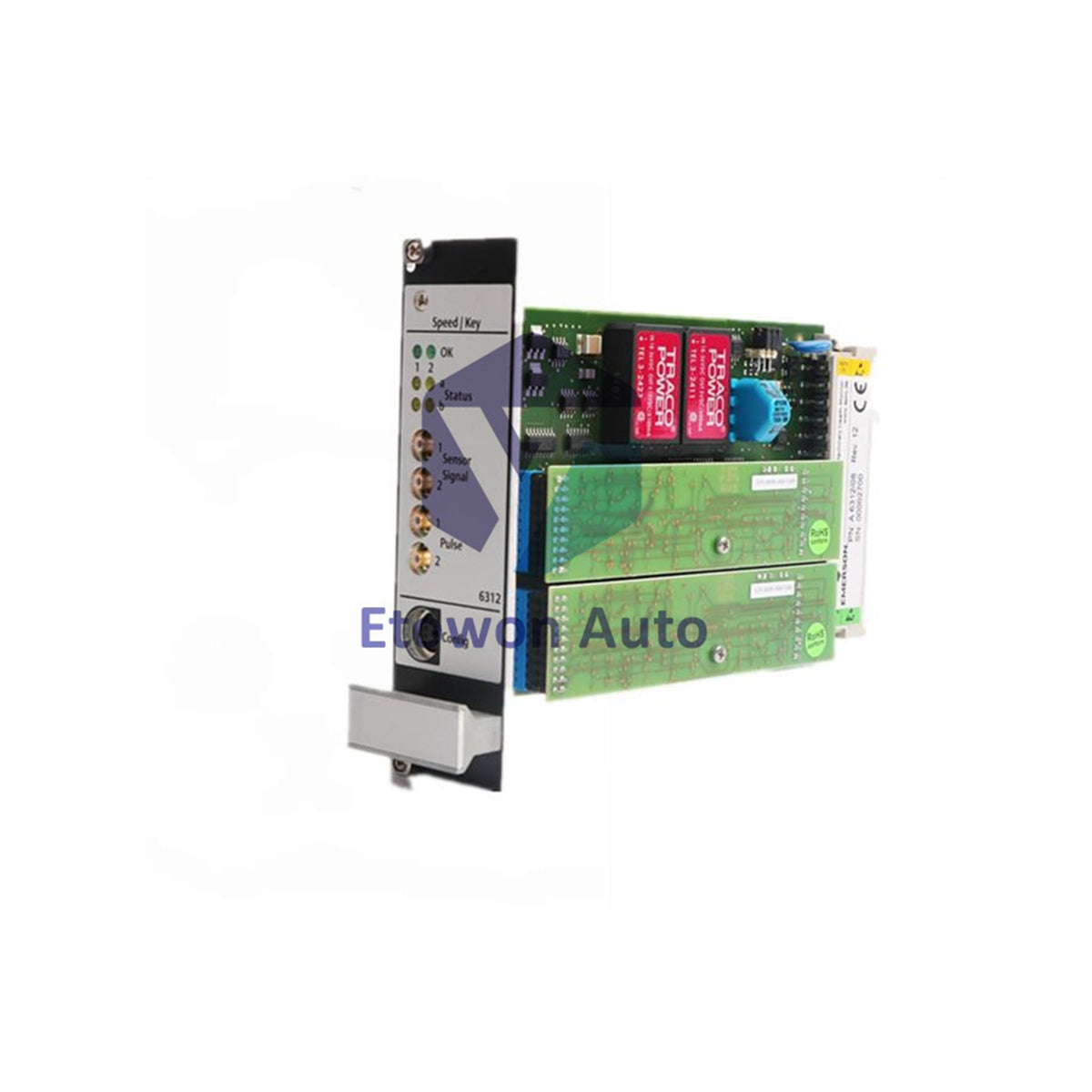 Módulo Monitor de Velocidad y Llave de Doble Canal Emerson A6312