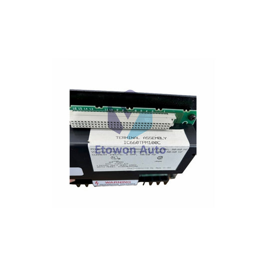 GE Fanuc IC660TPM100 Terminal Assembly Genius I/O